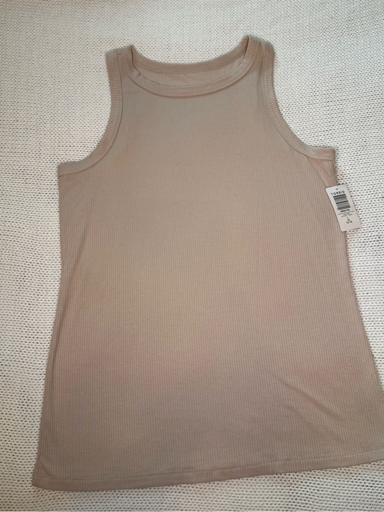 torrid Tops - torrid Ribbed Tank Top - Taupe Beige